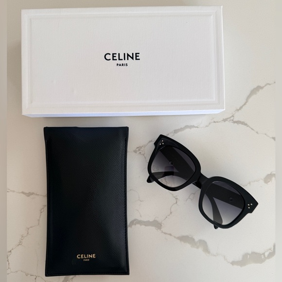 Celine Accessories - Celine Black CL4002UN Sunglasses with Case and Box